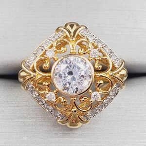 Yellow Gold Filigree Ring